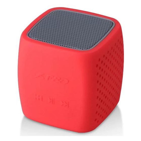 F&D Portable Bluetooth Speaker Black/Red W4 F&D Portable Bluetooth Speaker Black/Red W4