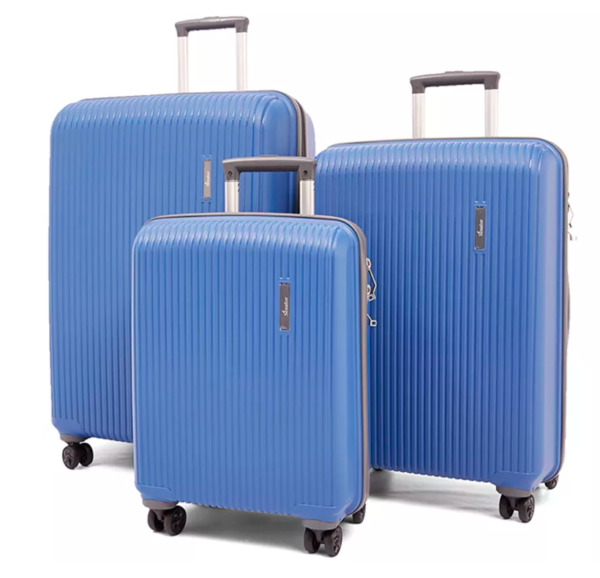 Senator 3 Pcs PP Spinner Luggage Trolley Case Blue Senator 3 Pcs PP Spinner Luggage Trolley Case Blue