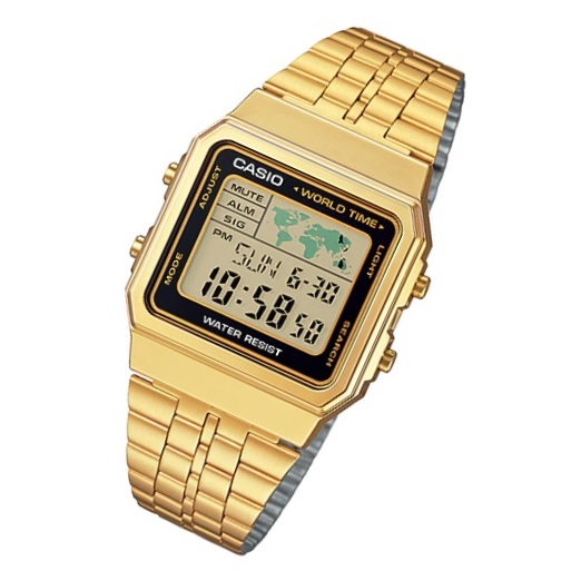 casio a500wga gold