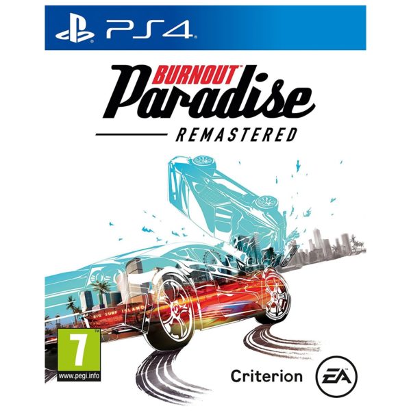 PS4 Burnout Paradise Remastered Game PS4 Burnout Paradise Remastered Game