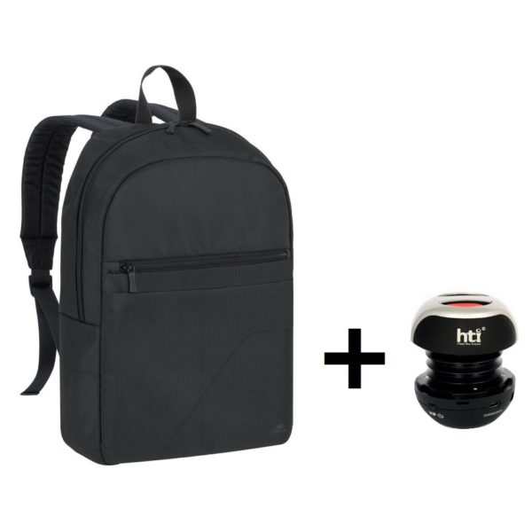 Rivacase 8065 Laptop Backpack 15.6inch Black + HTICS2P Speaker Rivacase 8065 Laptop Backpack 15.6inch Black + HTICS2P Speaker