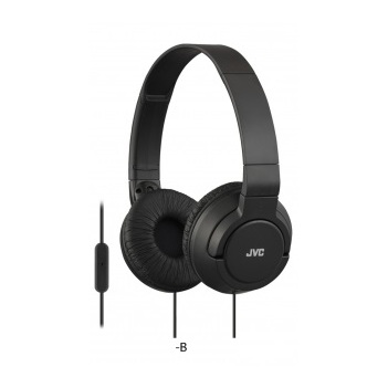 JVC Lightweight Wired Headphone Black HASR185B JVC Lightweight Wired Headphone Black HASR185B