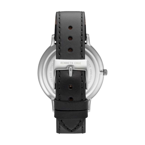 Kenneth Cole Classic Watch For Men with Black Genuine Leather Strap Kenneth Cole Classic Watch For Men with Black Genuine Leather Strap