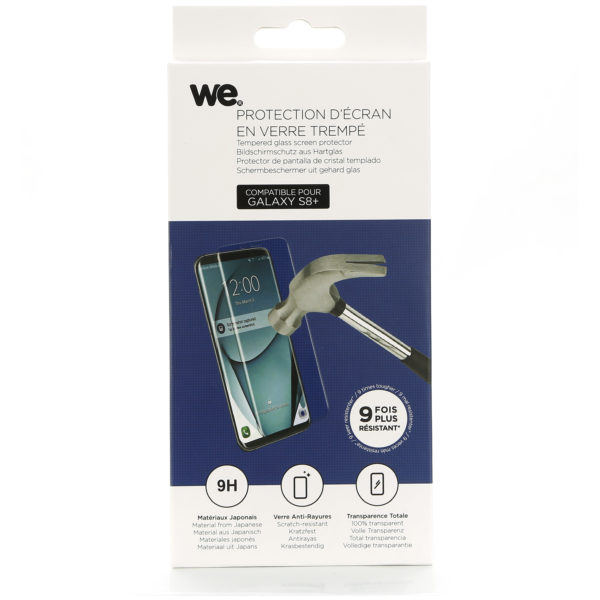 WE Tempered Glass Screen Protector For Samsung Galaxy S8 Plus WE Tempered Glass Screen Protector For Samsung Galaxy S8 Plus
