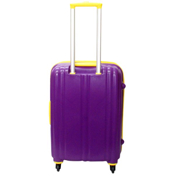 Highflyer THKELVIN3PC Kelvin Trolley Luggage Bag Purple/Yellow 3pc Set Highflyer THKELVIN3PC Kelvin Trolley Luggage Bag Purple/Yellow 3pc Set