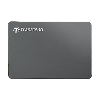 Transcend StoreJet Extra Slim Portable Hard Drive 2TB Aluminium TS2TSJ25C3N Transcend StoreJet Extra Slim Portable Hard Drive 2TB Aluminium TS2TSJ25C3N