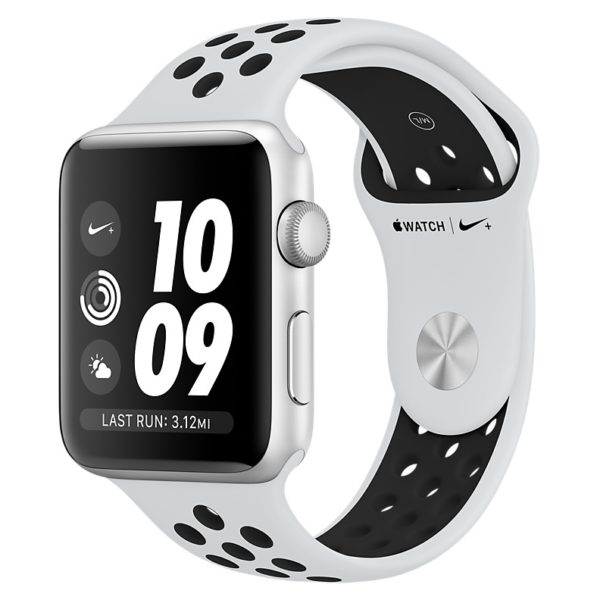Apple Watch Nike+ Series 3 GPS - 42mm Silver Aluminium Case with Pure Platinum/Black Nike Sport Band Apple Watch Nike+ Series 3 GPS - 42mm Silver Aluminium Case with Pure Platinum/Black Nike Sport Band