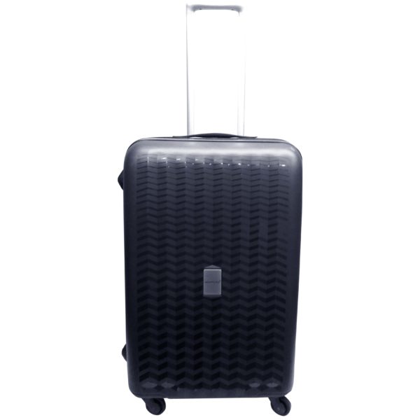 Highflyer WAVES Unbreakable Hard Trolley Luggage Bag 3pc Set TH-WAVES-3PC - Black Highflyer WAVES Unbreakable Hard Trolley Luggage Bag 3pc Set TH-WAVES-3PC - Black