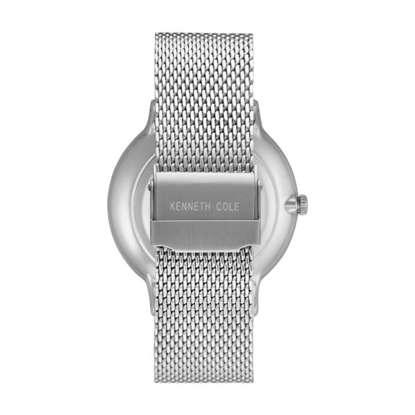 Kenneth Cole Dress Sport Watch For Men with Silver Stainless Steel Bracelet Kenneth Cole Dress Sport Watch For Men with Silver Stainless Steel Bracelet