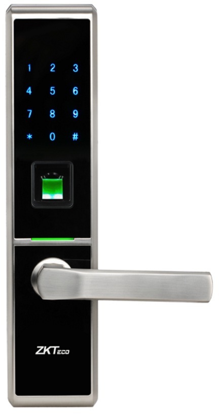 ZK Bio Lock TL100 Dull Nickle W/ Remote
