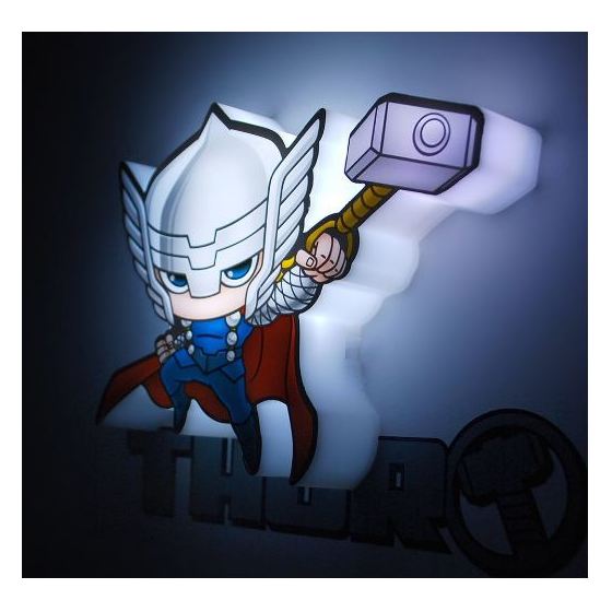 3DLightFX Marvel Thor 3D Decor Wall Light 2002012 3DLightFX Marvel Thor 3D Decor Wall Light 2002012