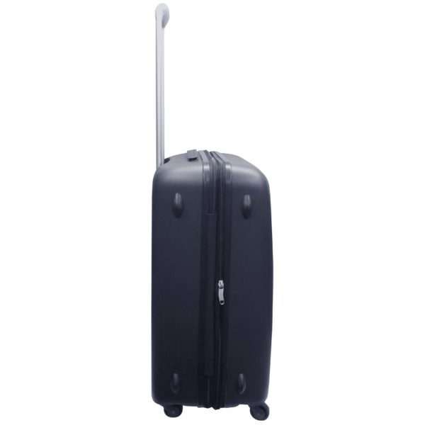 Highflyer WAVES Unbreakable Hard Trolley Luggage Bag 3pc Set TH-WAVES-3PC - Black Highflyer WAVES Unbreakable Hard Trolley Luggage Bag 3pc Set TH-WAVES-3PC - Black