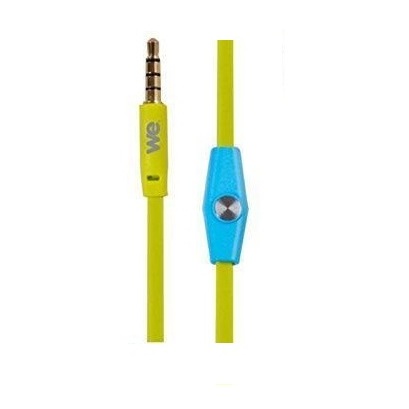 We Earphone With Mic 1.20m Green/Blue WEINTRAMICPLATVEB We Earphone With Mic 1.20m Green/Blue WEINTRAMICPLATVEB