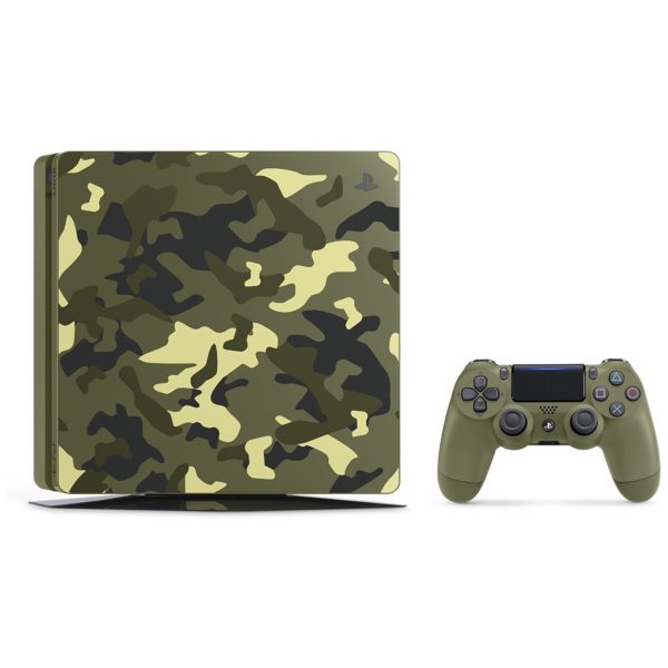 Sony PS4 Slim Console 1TB Camouflage With Call Of Duty WWII Limited Edition Game Sony PS4 Slim Console 1TB Camouflage With Call Of Duty WWII Limited Edition Game
