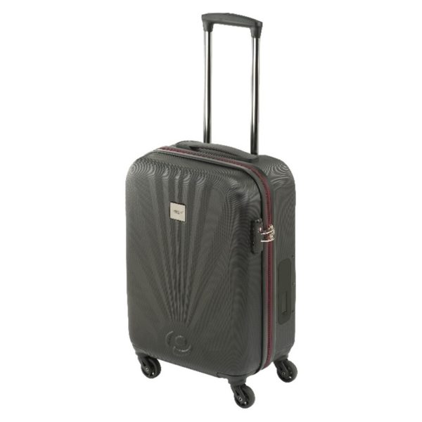 Luggage Trolley Bag Black / Burgundy 