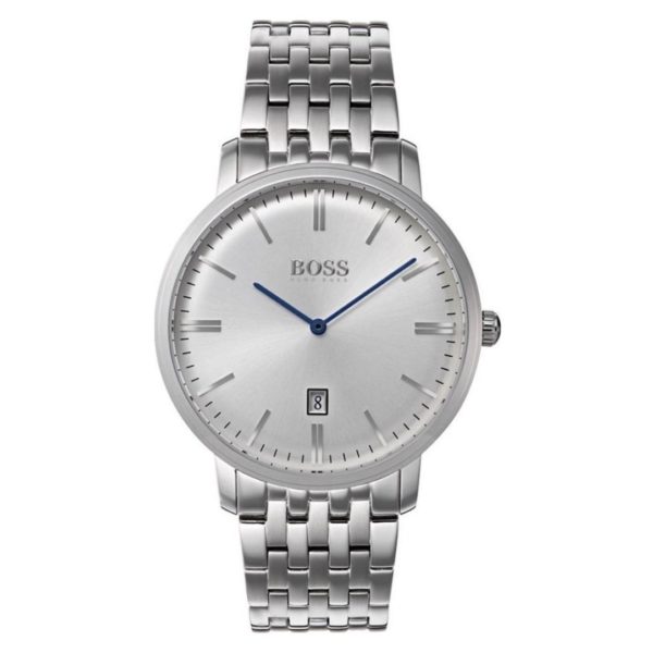 Hugo Boss Tradition Watch For Men with Silver Metal Bracelet Hugo Boss Tradition Watch For Men with Silver Metal Bracelet