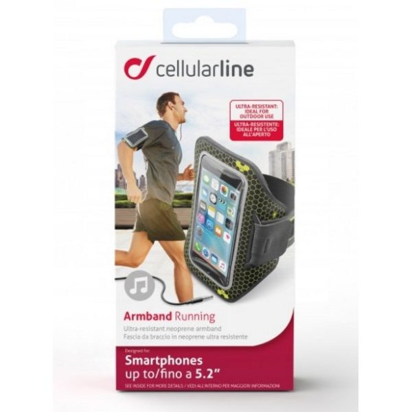 Cellular Line Armband Microfiber Black ARMBANDFIT55K Cellular Line Armband Microfiber Black ARMBANDFIT55K