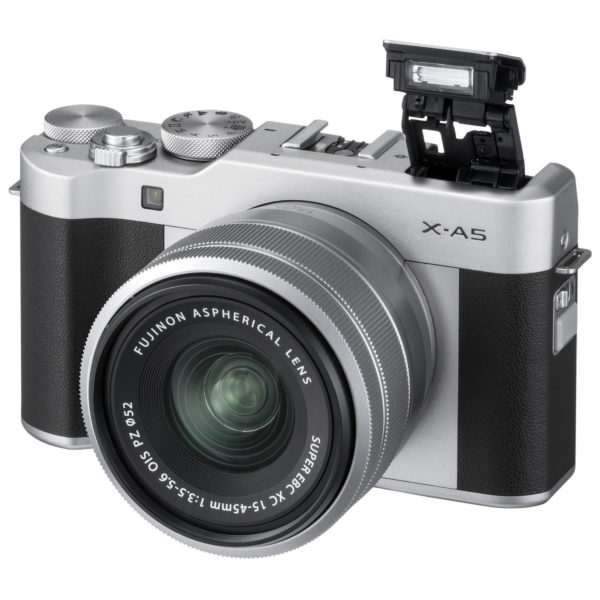 Fujifilm X-A5 Mirrorless Digital Camera Body Silver + XC 15-45mm f/3.5-5.6 OIS Lens Kit Fujifilm X-A5 Mirrorless Digital Camera Body Silver + XC 15-45mm f/3.5-5.6 OIS Lens Kit