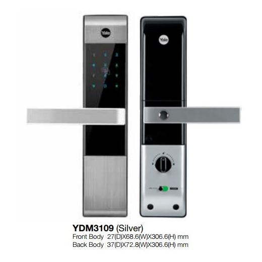 Buy Yale YDM3109 Card/Keypad Digital Door Lock with Anti-panic Feature ...