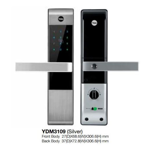 Buy Yale YDM3109 Card/Keypad Digital Door Lock with Anti ...