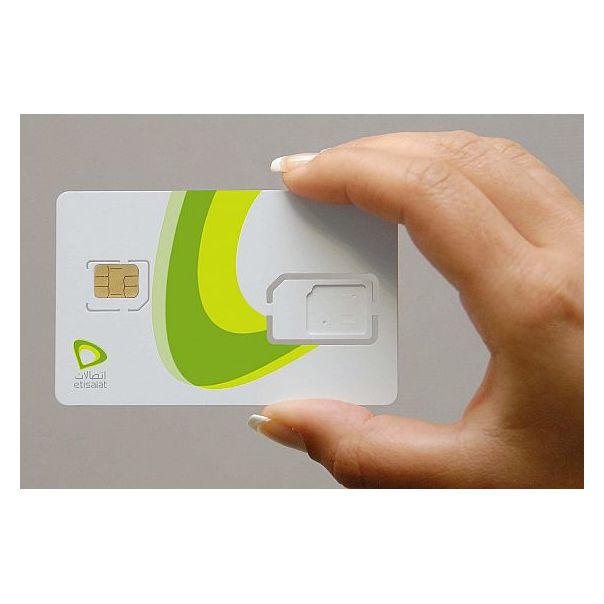 Etisalat Visitor Line Prepaid Sim Card TELECOM HG