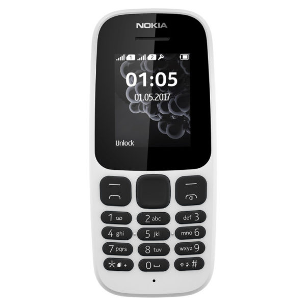 Buy Nokia 105 TA1010 Mobile Phone White – Price