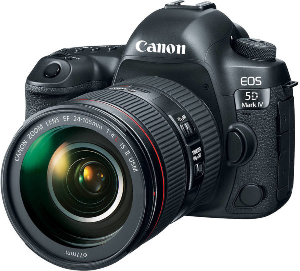 Canon EOS 5D Mark IV DSLR Camera Black With 24-105mm F/4L IS USM Lens Canon EOS 5D Mark IV DSLR Camera Black With 24-105mm F/4L IS USM Lens