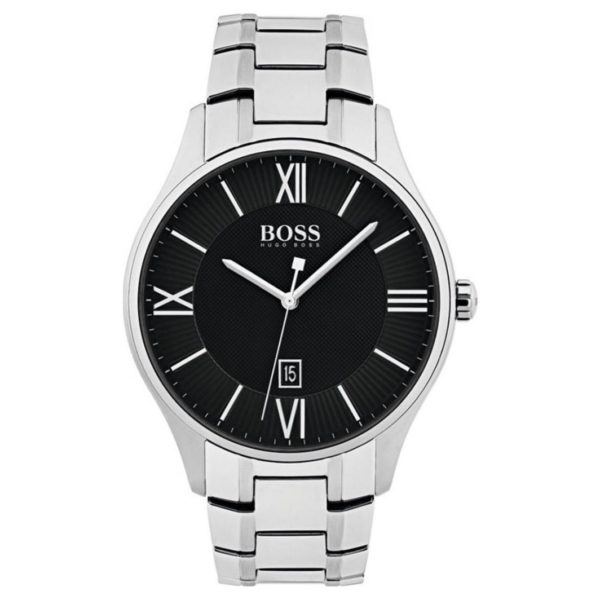 Hugo Boss Governor Watch For Men with Silver Metal Bracelet Hugo Boss Governor Watch For Men with Silver Metal Bracelet