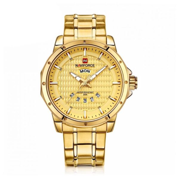 Naviforce Mens Watch Gold 9115 Naviforce Mens Watch Gold 9115