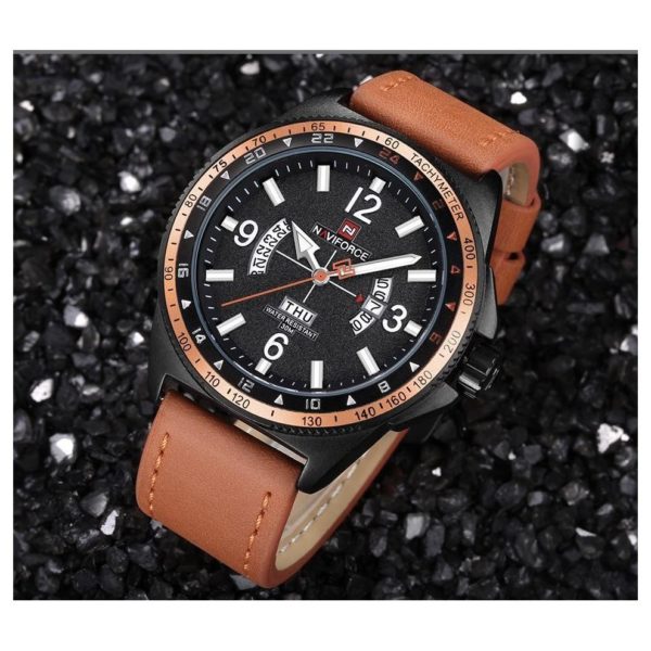 Naviforce Mens Watch Orange NF9103 Naviforce Mens Watch Orange NF9103