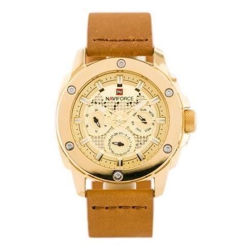 Naviforce Mens Watch Gold NF9116 Naviforce Mens Watch Gold NF9116