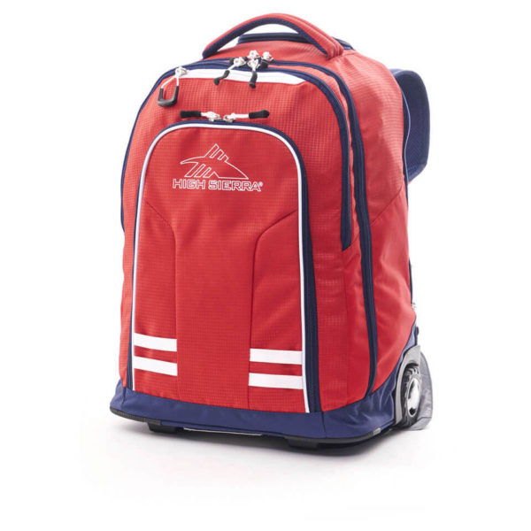 High Sierra 66IAV004 Blaise Trolley Backpack Crimson/True Navy/White High Sierra 66IAV004 Blaise Trolley Backpack Crimson/True Navy/White