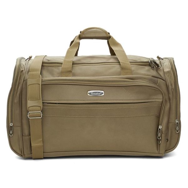 Senator 2003D24BEG Fancy Duffel Bag Beige 24inch Senator 2003D24BEG Fancy Duffel Bag Beige 24inch