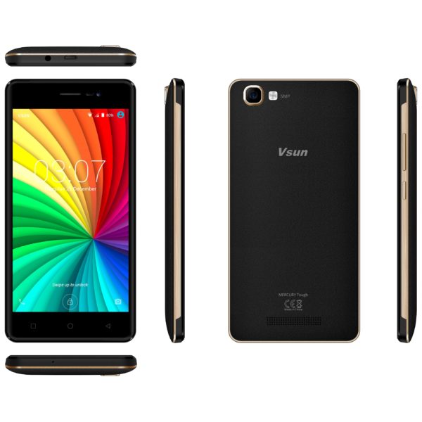 Vsun Mercury Tough 4G Dual Sim Smartphone 8GB Black Vsun Mercury Tough 4G Dual Sim Smartphone 8GB Black