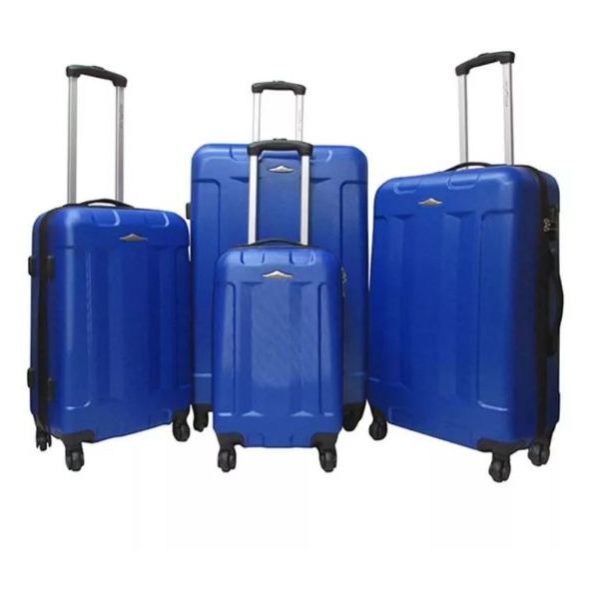 Highflyer Blaze Series Trolley Luggage Bag Blue 4pc Set TH3194PC Highflyer Blaze Series Trolley Luggage Bag Blue 4pc Set TH3194PC