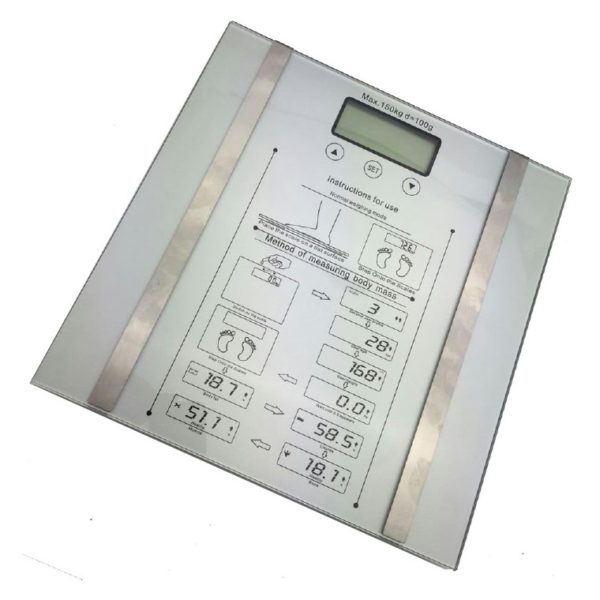Eklasse Body Fat Scale With Tempered Glass Platform - EKBS01CX Eklasse Body Fat Scale With Tempered Glass Platform - EKBS01CX