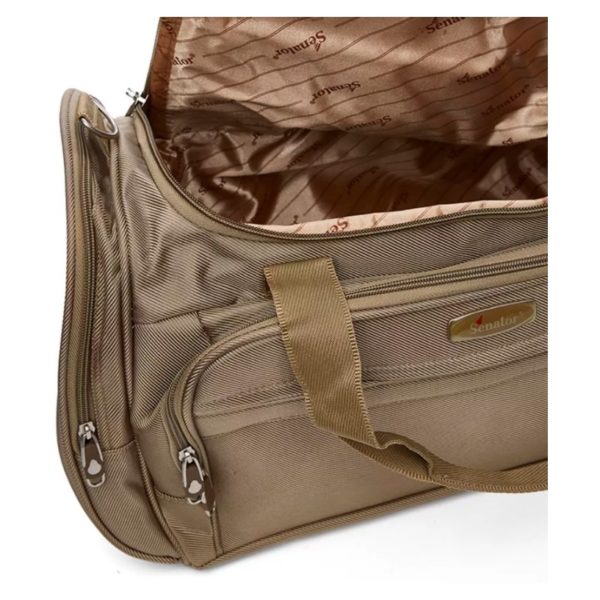 Senator Fancy Duffel Bag Beige 20inch - 2003D20BEG Senator Fancy Duffel Bag Beige 20inch - 2003D20BEG