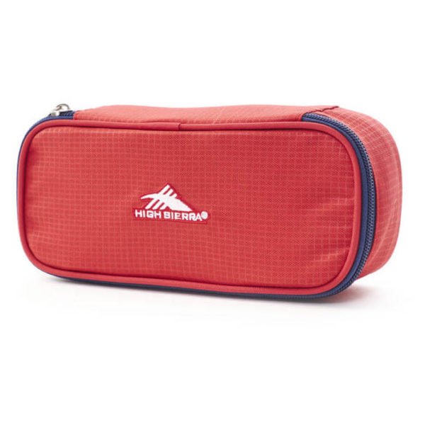 High Sierra 94HAV006 Blaise A Pencil Case Crimson/True Navy/White MKTP High Sierra 94HAV006 Blaise A Pencil Case Crimson/True Navy/White MKTP