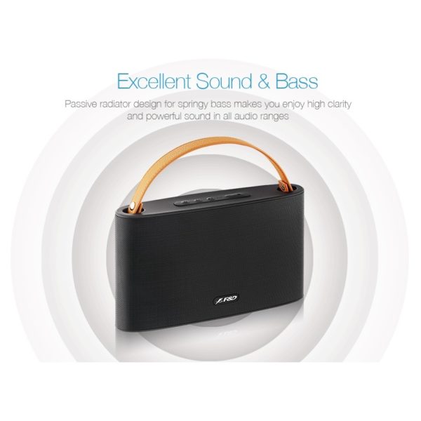F&D Portable Bluetooth Speaker Black W17 F&D Portable Bluetooth Speaker Black W17