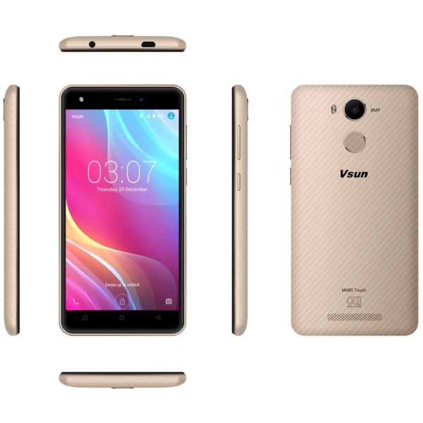Vsun Mars Touch 4G Dual Sim Smartphone 16GB Champagne Vsun Mars Touch 4G Dual Sim Smartphone 16GB Champagne