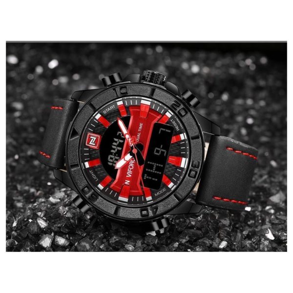 Naviforce Mens Watch Red NF9114 Naviforce Mens Watch Red NF9114