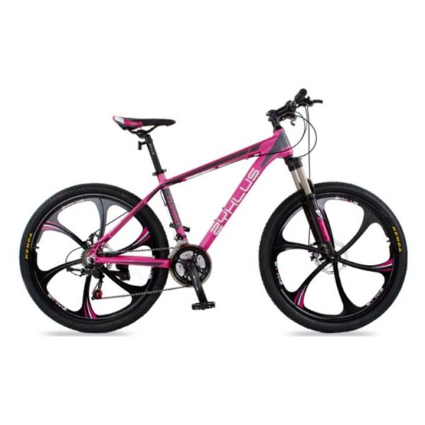 Zyklus Turbo 06 Mountain Bike Red Purple/Grey Zyklus Turbo 06 Mountain Bike Red Purple/Grey