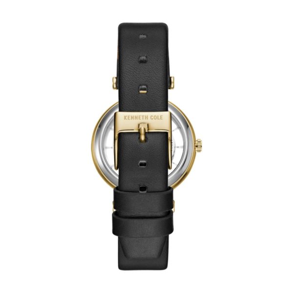 Kenneth Cole Transparency Watch For Women with Black Genuine Leather Strap Kenneth Cole Transparency Watch For Women with Black Genuine Leather Strap