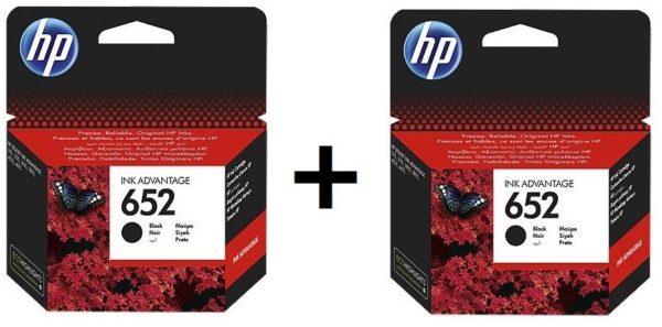 HP 652 Ink Cartridge Black F6V25AE + HP 652 Ink Cartridge Tricolor F6V24AE HP 652 Ink Cartridge Black F6V25AE + HP 652 Ink Cartridge Tricolor F6V24AE