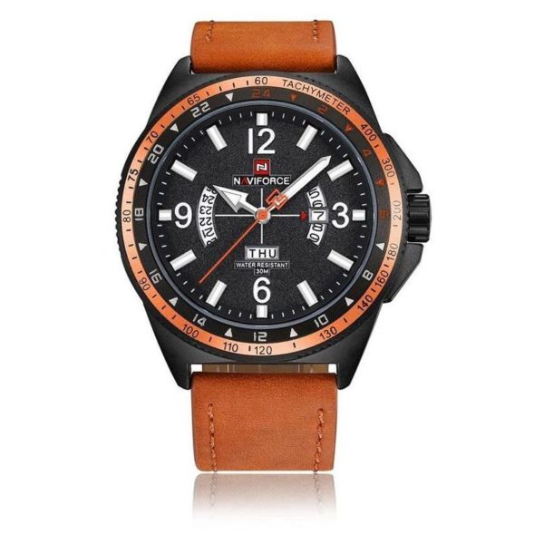 Naviforce Mens Watch Orange NF9103 Naviforce Mens Watch Orange NF9103