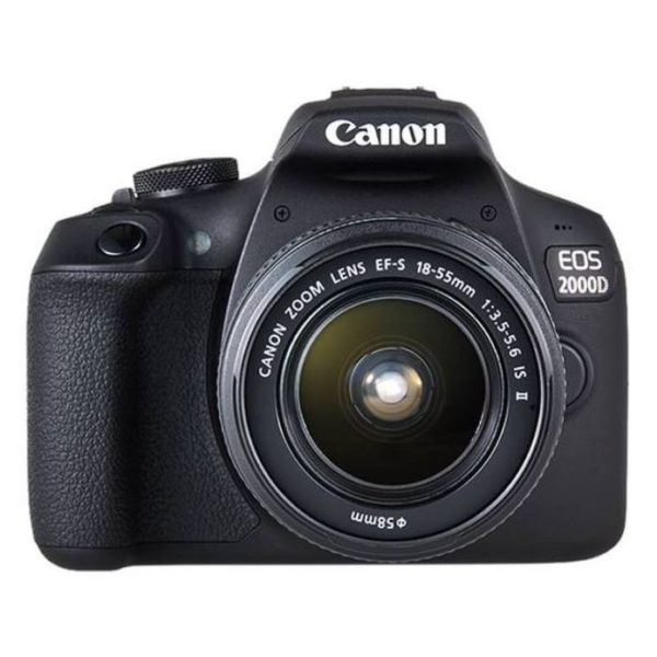 Buy Canon EOS 2000D DSLR Camera Black With 1855mm IS II Lens Kit
