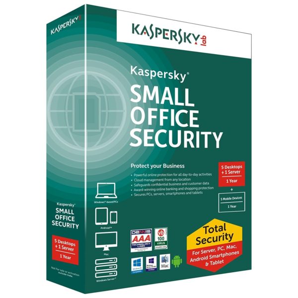 Buy Kaspersky Small Office Security V5 5 Desktops 5 Mobiles 1
