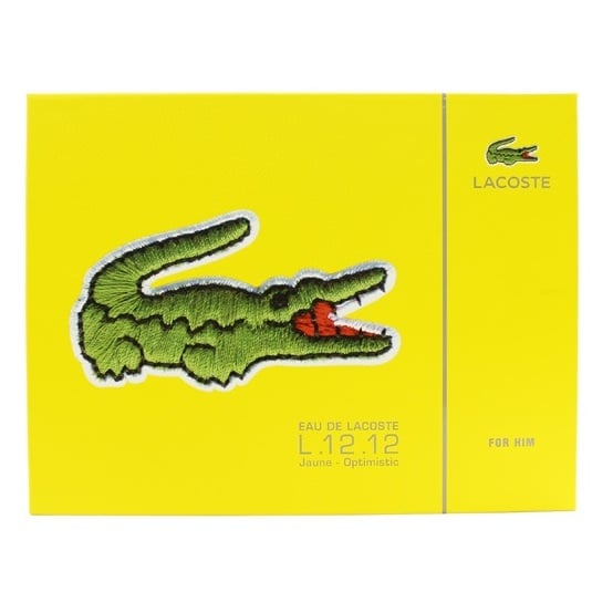 Lacoste L.12.12 Jaune Optimistic Perfume Gift Set For Men (Lacoste L.12.12 Jaune Optimistic Perfume 100 ml EDT + Shower Gel 150ml) Lacoste L.12.12 Jaune Optimistic Perfume Gift Set For Men (Lacoste L.12.12 Jaune Optimistic Perfume 100 ml EDT + Shower Gel 150ml)