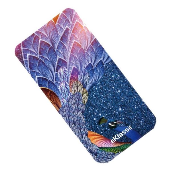 Eklasse Peacock Print Power Bank 10000mAh - EKPB10020PT Eklasse Peacock Print Power Bank 10000mAh - EKPB10020PT