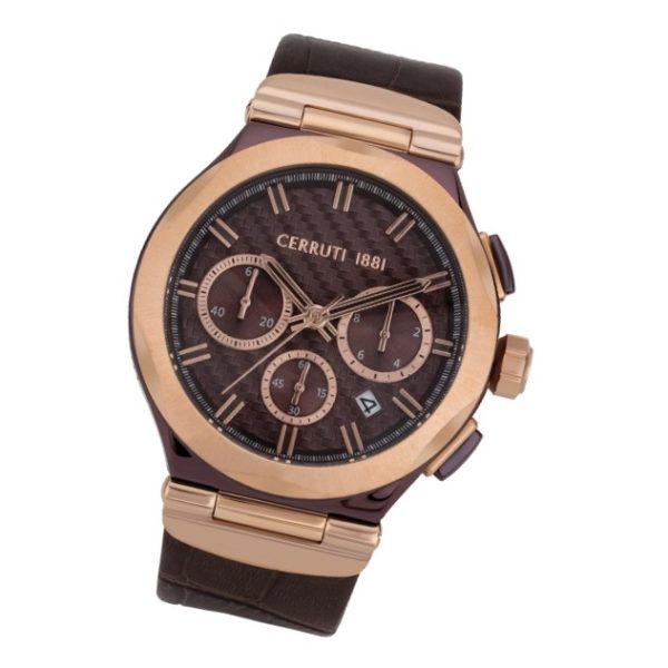 Cerruti 1881 CRWA180SBRR12BR Lariano Chrono Mens Watch Cerruti 1881 CRWA180SBRR12BR Lariano Chrono Mens Watch